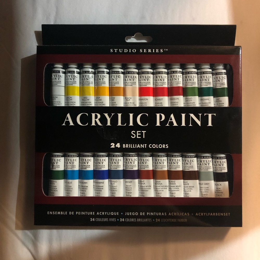 Acrylic paint, new, never used